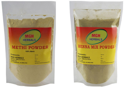

MGH Herbals Methi and Henna Mix Powder Combo(400 g)