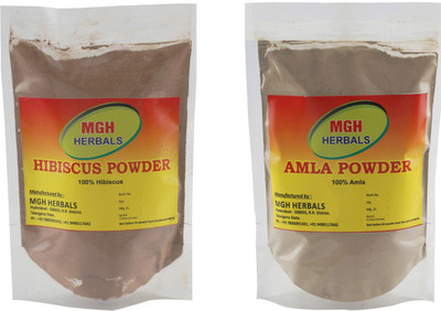 

MGH Herbals Hibiscus and Amla Powder Combo(400 g)