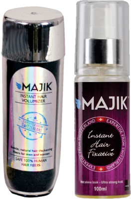 

Majik Hair Building Fiber 36 Gm Light Brown With Hold Spray(36 g)