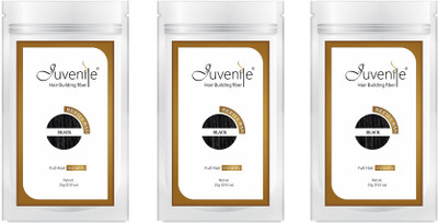 Juvenile Hair Building Fiber Refill Bag Pack Of Three Black(45 g)