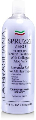 

La Brasiliana Spruzzi Zero 24 Hours Keratin Treatment With Collagen Aloe Vera & Lavender Oil(1000 ml)