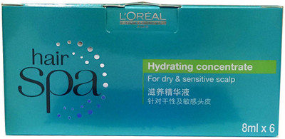 

L'Oreal Professionnel L'Oreal Professionnel Hair Spa Hydrating Concentrate Hair Scalp Treatment Serum 8 ml Pack of 6(8 ml)
