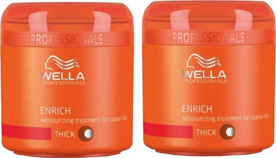 

Wella Professionals Enrich Moisturizing Treatment Mask For Dry, Damaged Hair Combo(300 ml)