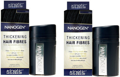

Nanogen Thickening Hair Fibres Black - Pack of 2(15)