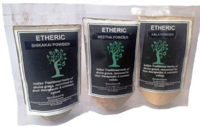 

Etheric Amla + Skikakai + Areethaa- Hair Treatment Kit(150 g)