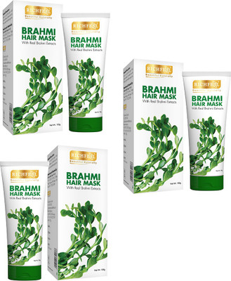 

Richfeel Brahmi Hair Mask 100g (Pack Of 3)(300 g)