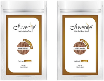 

Juvenile Hair Building Fiber Pack Of Two Light Brown Refill Bag(12 g)
