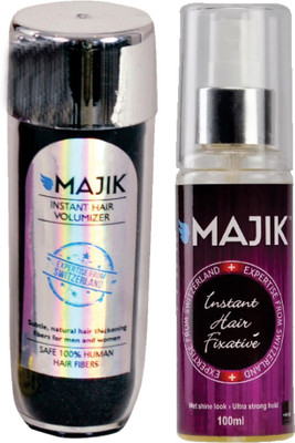 

Majik Hair Building Fiber 54 Gm Light Brown With Hold Spray(54 g)