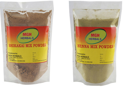 

MGH Herbals Shikakai Mix and Henna Mix Powder Combo(400 g)