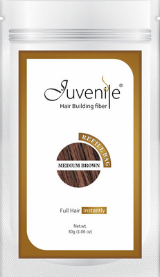 

Juvenile Hair Building Fiber Refill Bag Medium Brown(30 g)