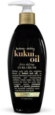 

Organix Hydrate + Defrizz Kukuí Oil Curl Cream(177 ml)