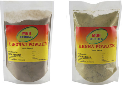 

MGH Herbals Bhingraj and Henna Powder combo(400 g)