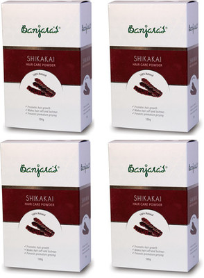 

Banjara's Shikakai Powder 100 Gm Set Of 4 Pack(400 g)