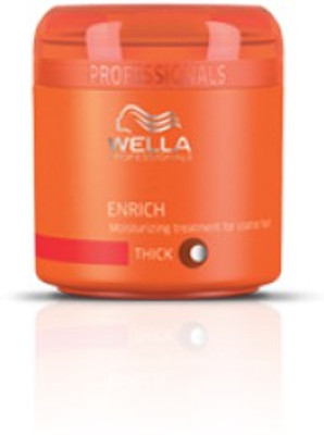 8% OFF on Wella Professionals Wella Enrich Moisturizing Treatment For Corse Hair Thick-150ml(150 ml)