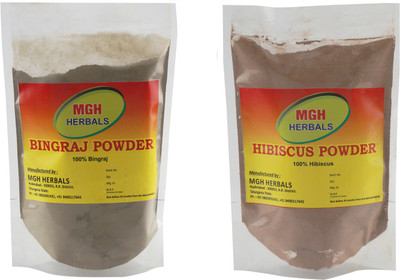 

MGH Herbals Bhingraj and Hibiscus Powder combo(400 g)