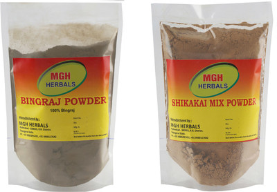 

MGH Herbals Bhingraj and Shikakai Powder Combo(400 g)