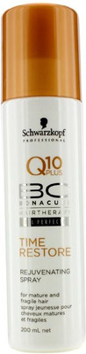 

Schwarzkopf BC Time Restore Q10 Plus Rejuvenating Spray (For Mature and Fragile Hair)(200 ml)