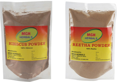 

MGH Herbals Hibiscus and Reetha Powder Combo(400 g)