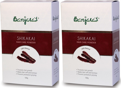 

Banjara's Shikakai Powder 100g Set Of 2 Pack(200 g)