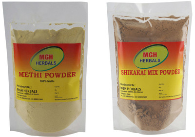 

MGH Herbals Methi and Shikakai Mix Powder Combo(400 g)