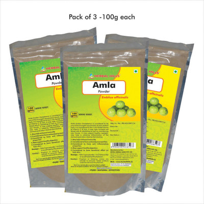 

Herbal Hills Amla Powder, 100g (Pack of 3)(300 g)