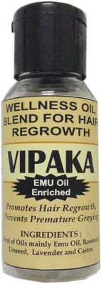 

Primefit Solutions Vipaka Emu Nourished Essential Oil Blend For Hair Growth(70 ml)