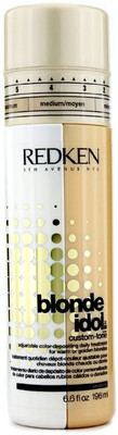 

Redken Blonde Idol Custom-Tone Adjustable Color-Depositing Daily Treatment (For Warm or Golden Blondes)(196 ml)
