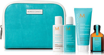 

Moroccanoil Tavel Kit - Treatment Oil, Shampoo, Conditoner, Curl Control Cream & Travel Case(70 ml)