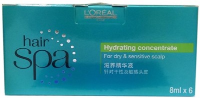Buy L'Oreal LOreal Hair Spa Hydrating Concentrate For Dry & Sensitive Scalp  6 Ampules(8 ml) on Flipkart 