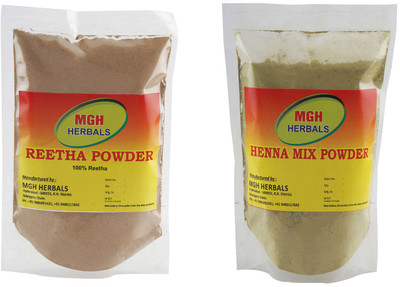 

MGH Herbals Reetha and Henna mix Powder Combo(400 g)