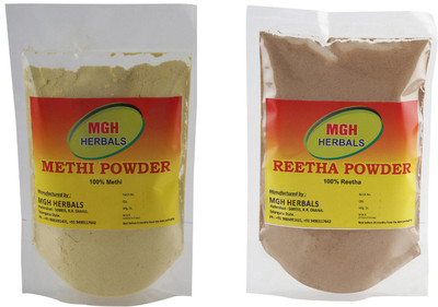 

MGH Herbals Methi and Reetha Powder Combo(400 g)
