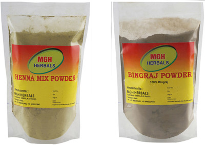 

MGH Herbals Henna Mix and Bhingraj Powder Combo(400 g)