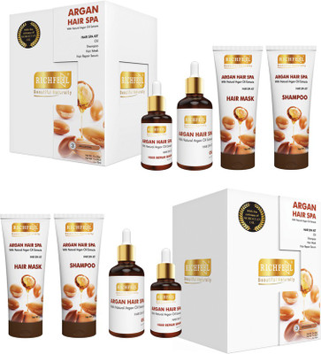 

Richfeel Argan Hair Spa 85g (Pack Of 2)(170 g)