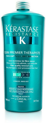 

Kerastase Resistance Soin Premier Therapiste Fiber Quality Renewal Care (For Very Damaged, Over-Porcessed Fine Hair)(1000 ml)