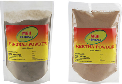 

MGH Herbals Bhingraj and Shikakai Mix Powder Combo(400 g)