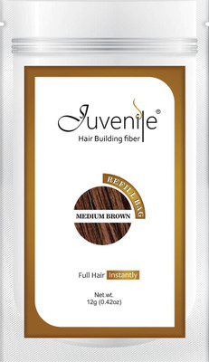 

Juvenile Hair Building Fiber Refill Bag Medium Brown 12gm(12 g)