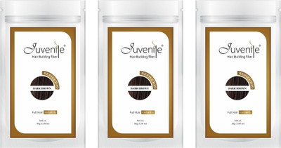 

Juvenile Hair Building Fiber Hair Fibers Refill Bag Dark Brown 30gm Pack of 3 JVNLRB30DB3pc Extreme Hair Volumizer Powder(90 g)