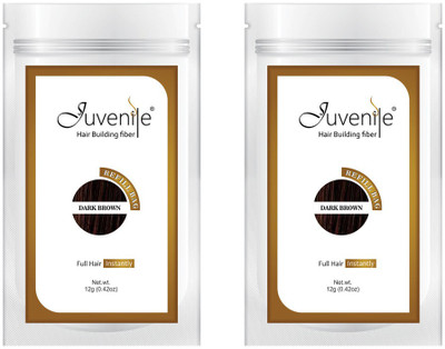 

Juvenile Hair Building Fiber Pack of Two Dark Brown Refill Bag(12 g)