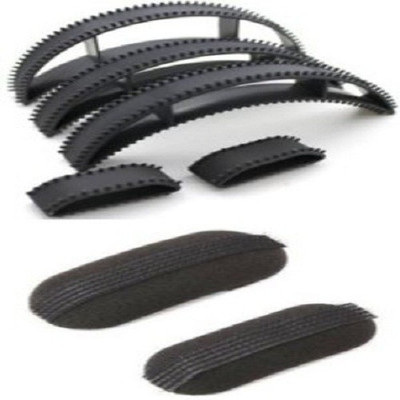Styler Puff Set of 5 and Tiktak 2 Pcs S_007 High Hair Volumizer Bumpits(7 g)