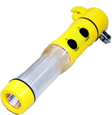 

Cierie CARHAM5 Car Tool with LED Emergency Flash Light ,Torch ,Safety Belt Cutter Speciality Speciality Hammer(0.24 kg)