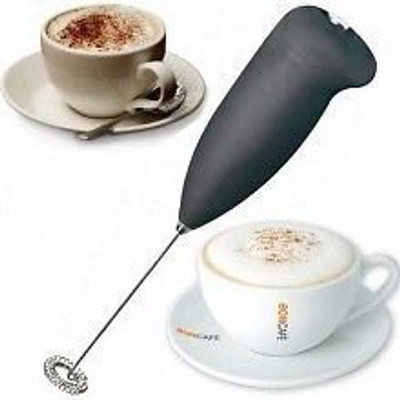 

Everything Imported Portable Wishker for Lassi, Milk, Coffee, Egg Beater Mixer Batte 20 W Electric Whisk(Black)