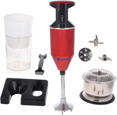 

Sunmeet SMRed with Attachment 200 W Hand Blender(Red)