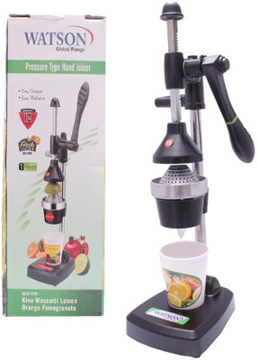 

Hand Juicer Pressure Type Hand Juicer Stainless Steel, Aluminium Hand Juicer(Black Pack of 1)
