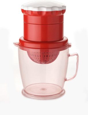 

J.K. Steel Two in One Plastic Hand Juicer(Red Pack of 1)