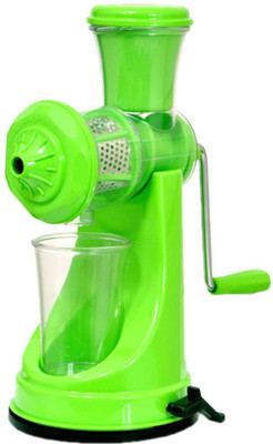 

Head Kvarters Hand Fruit & Vegetable Juicer With Free Juice Cup( Colour May Varies)\ Plastic, Steel Hand Juicer(Multicolor)