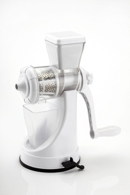 

Floraware Fruit Juicer Fruit And Vegetable White Colour Juicer With Steel Handel Plastic Hand Juicer(White Pack of 1)
