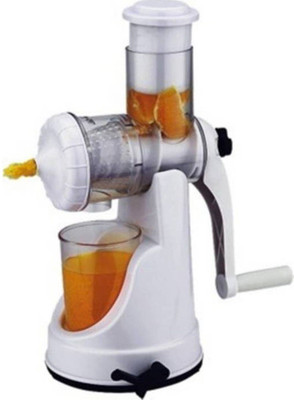 

Manoramaenterprises Prepare Fruit As Well As Vegetable Plastic Hand Juicer(White)