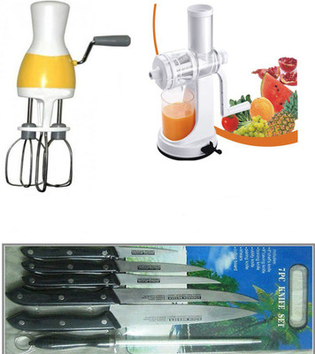 

Pushcart Plastic Hand Juicer(Multicolor)
