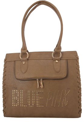

The Blue Pink Hand-held Bag(Tan)