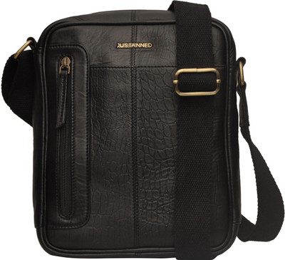 

Justanned Messenger Bag(Black)
